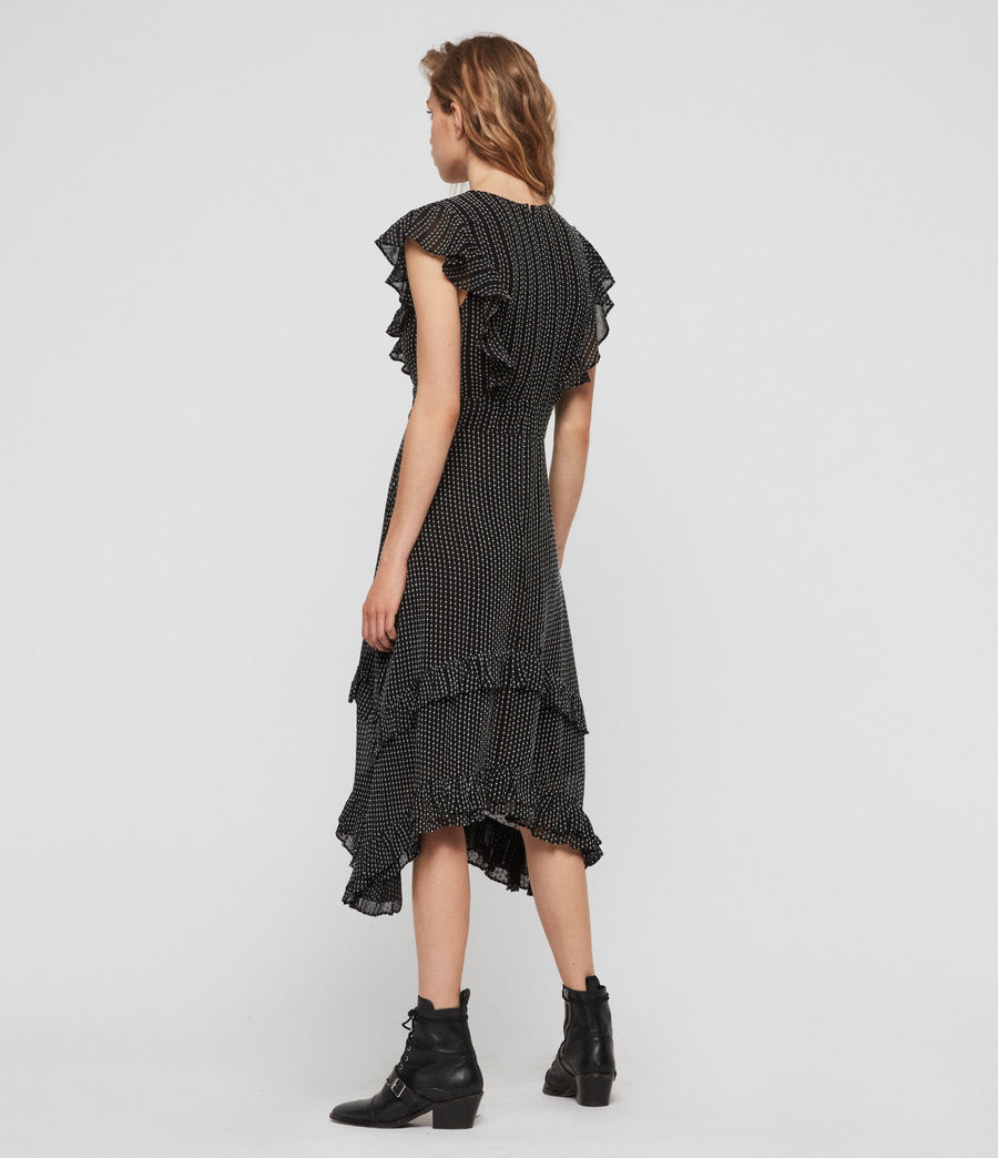 all saints dress black