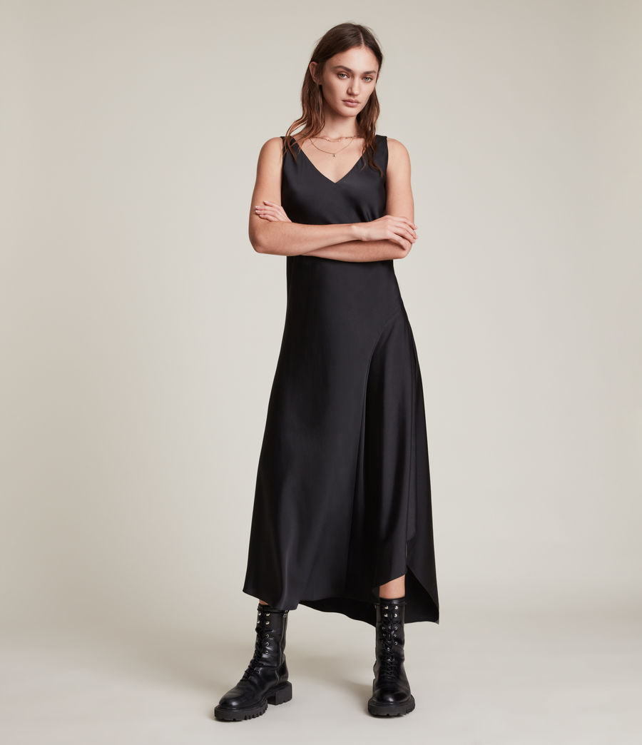 Damen Arta 2-in-1 Kleid (black) - Image 3