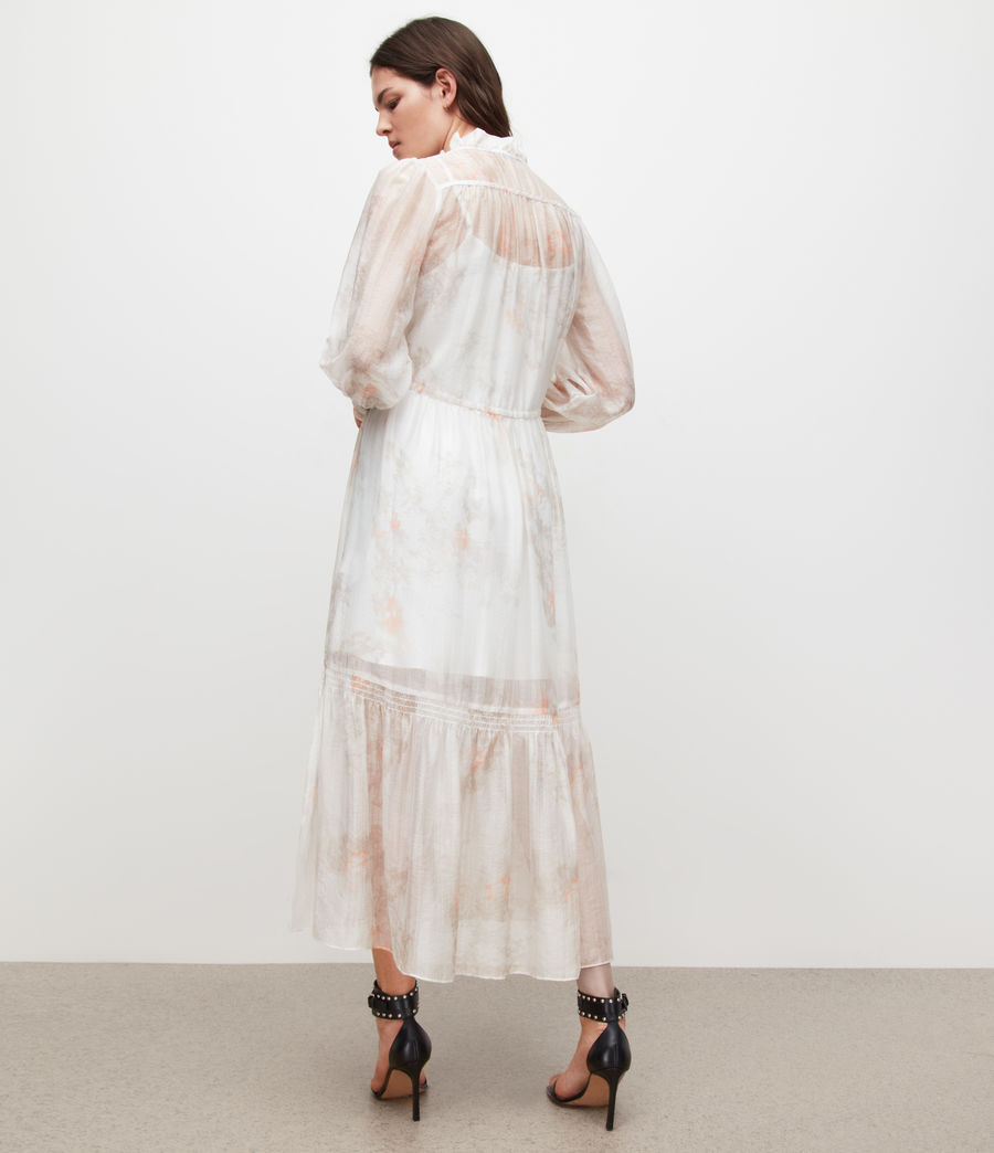Womens Nisha Koura Maxi Dress (white) - Image 5