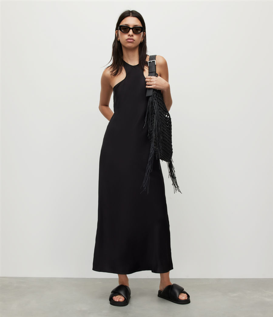 Women's Betina Slip Dress (black) - Image 1