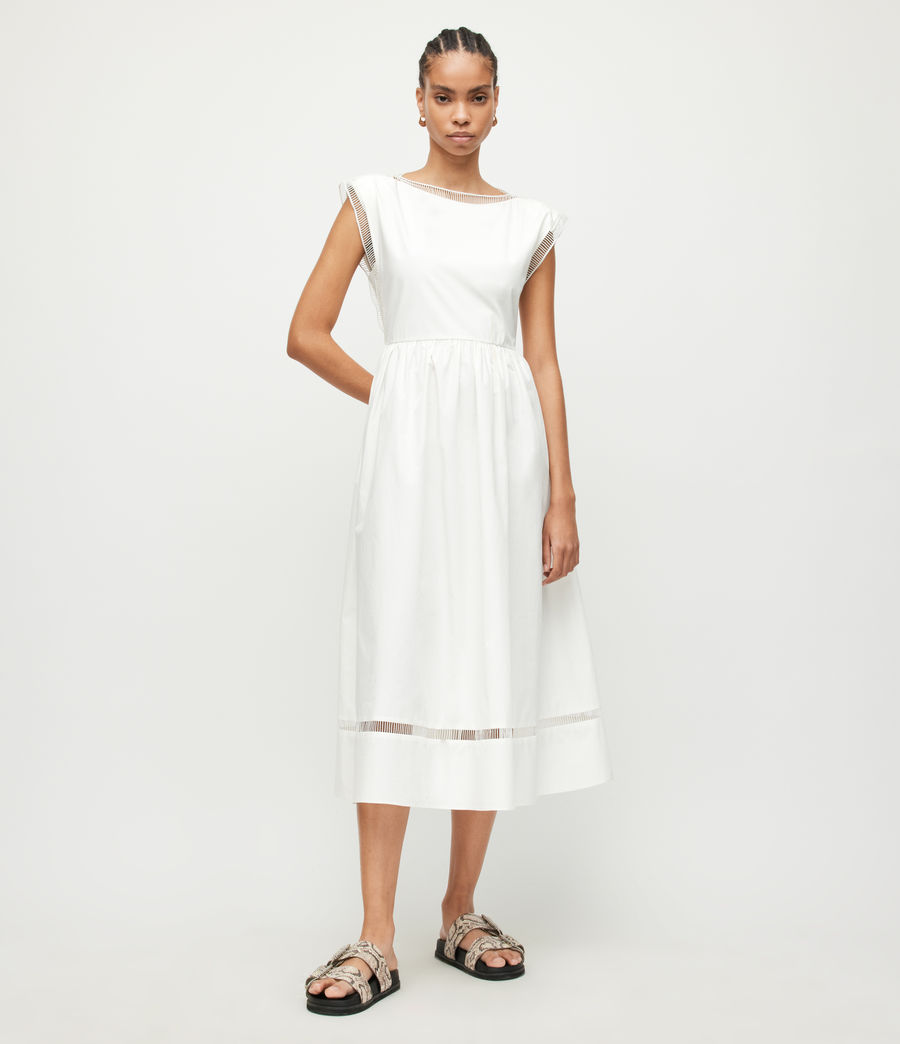 Women's Sabella Midi Dress (chalk_white) - Image 1