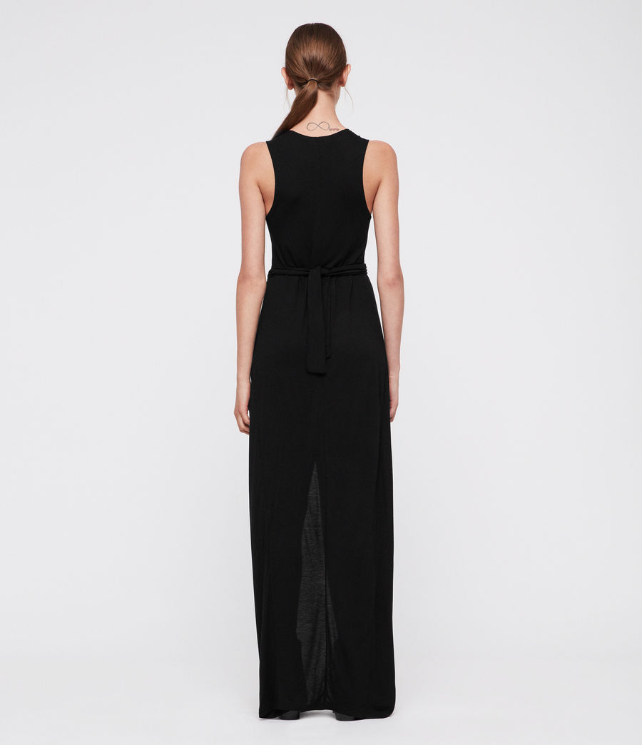 ALLSAINTS UK: Womens Elke Vi Maxi Dress (black)