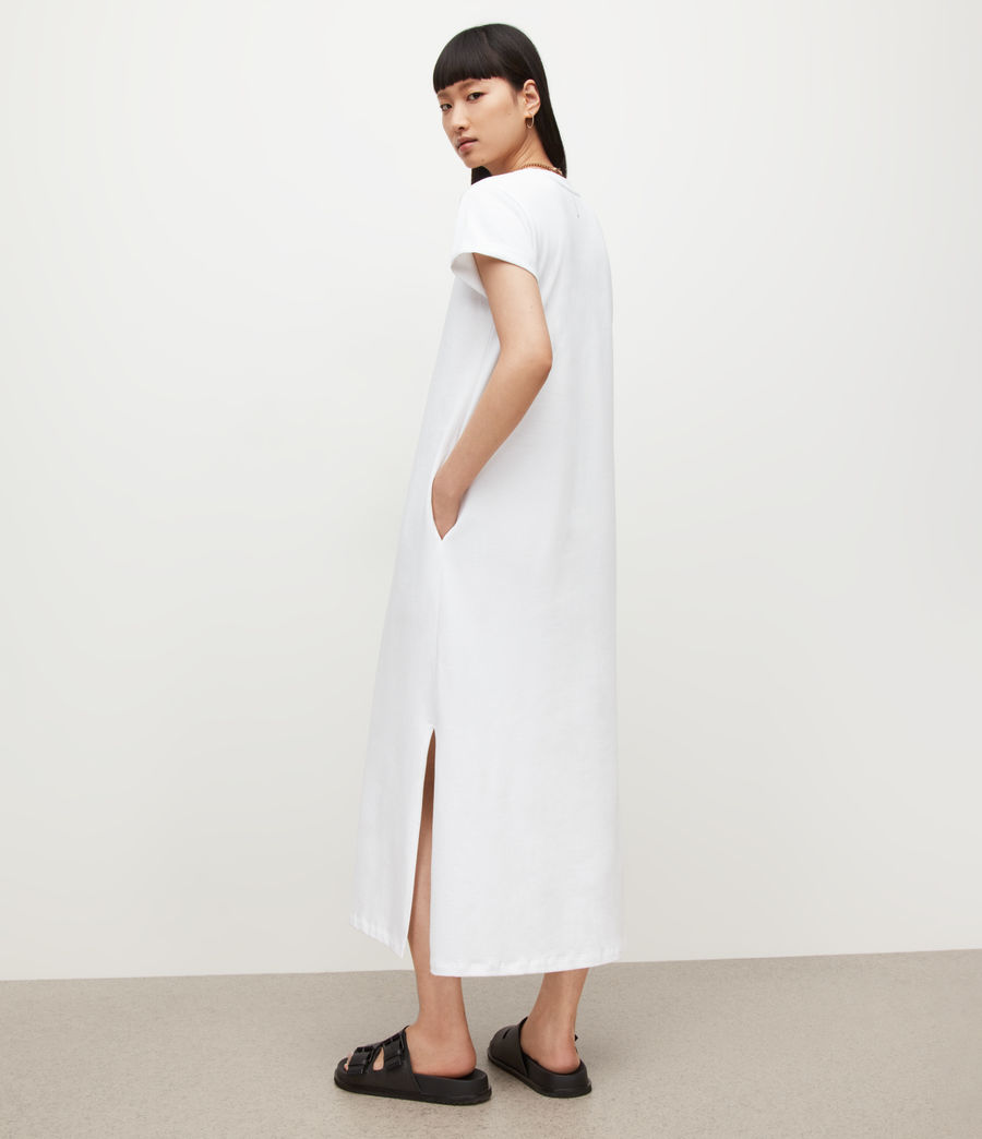 Womens Anna Maxi Dress (optic_white) - Image 6