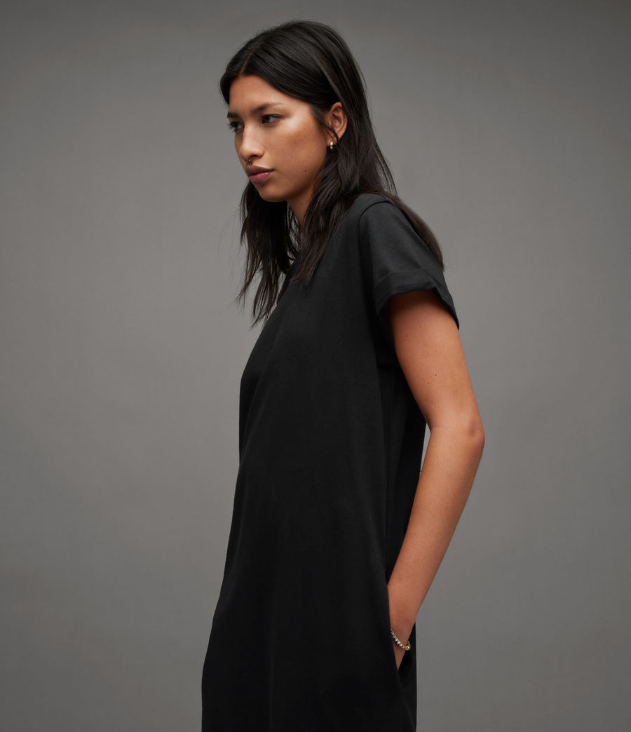 Womens Anna Maxi Dress (black) - Image 4