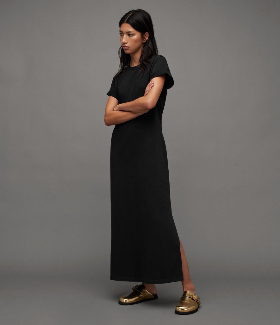Women's Anna Maxi Dress (black) - Image 5