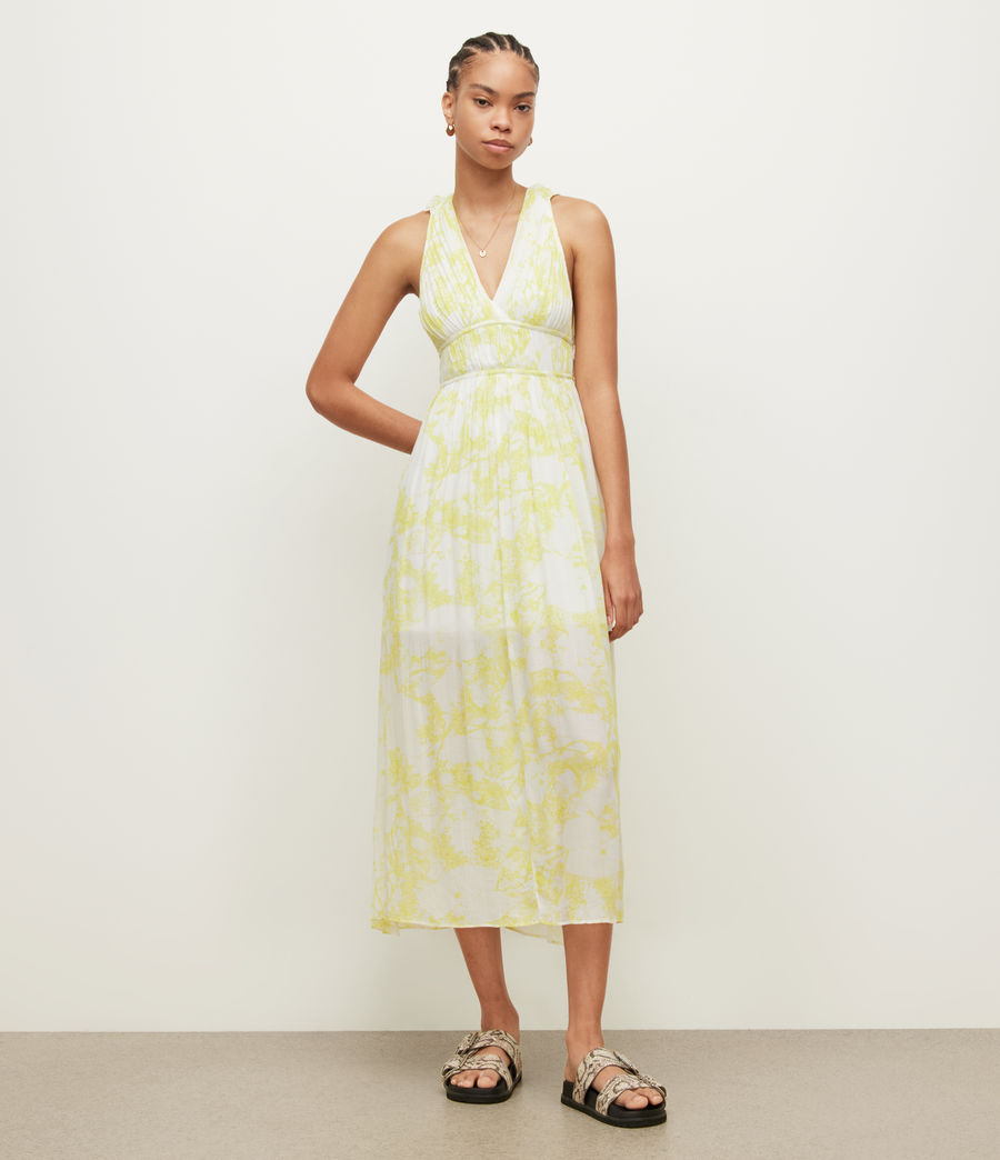 Women's Avery Marama Maxi Dress (citrus_yellow) - Image 1