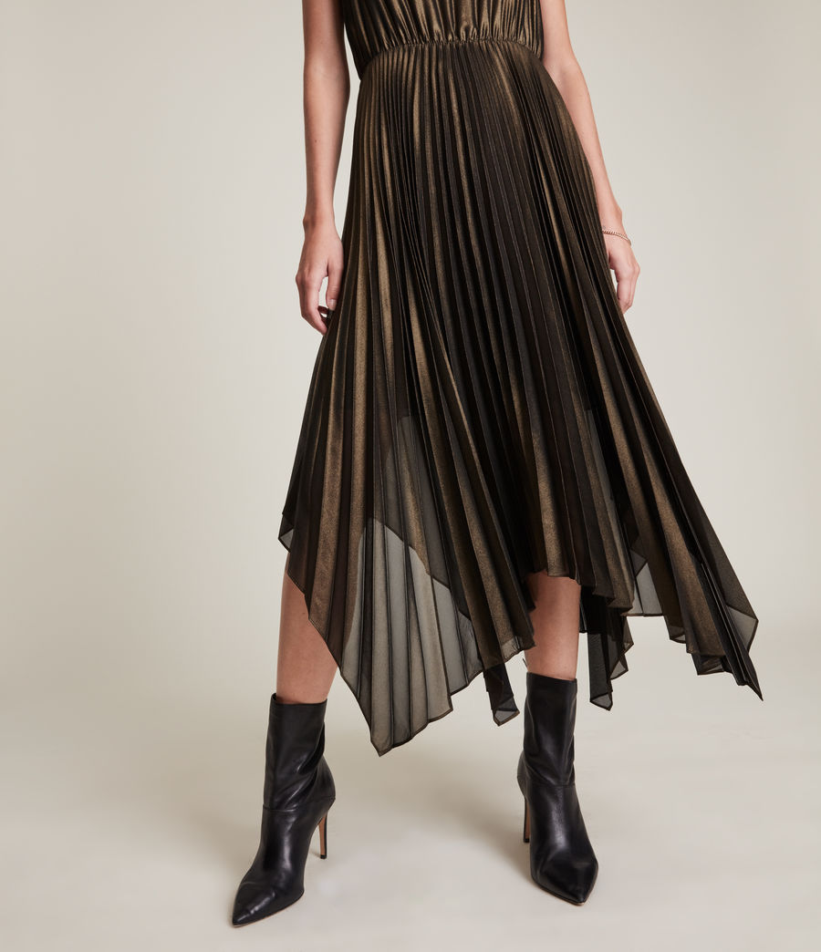 Womens Lerin Lydi 2-In-1 Dress (black_metallic) - Image 4