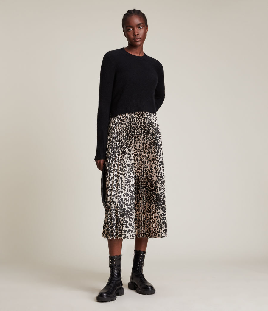 Womens Leowa 2-In-1 Leopard Print Dress (black_porcelain) - Image 1