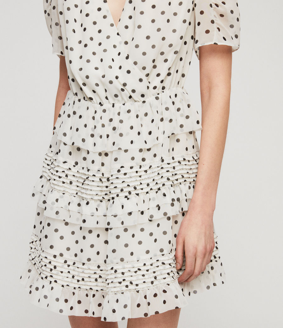 all saints polka dot dress