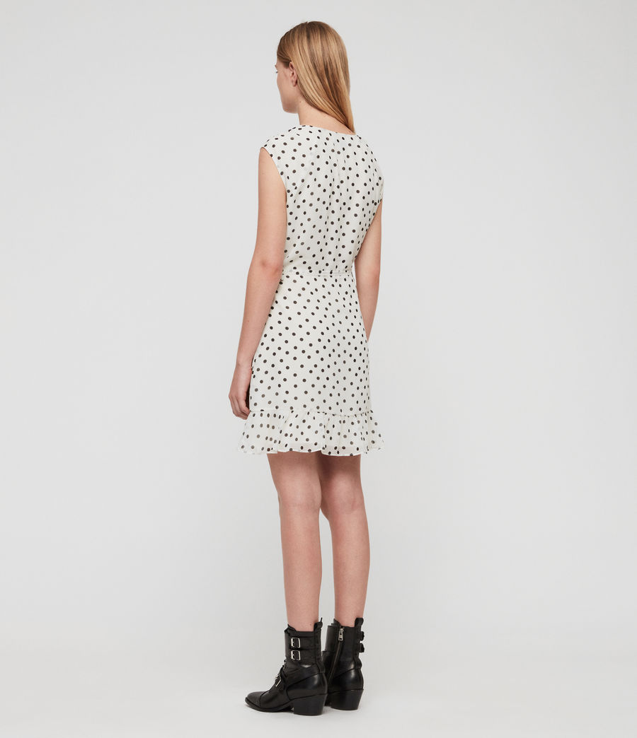 all saints polka dot dress