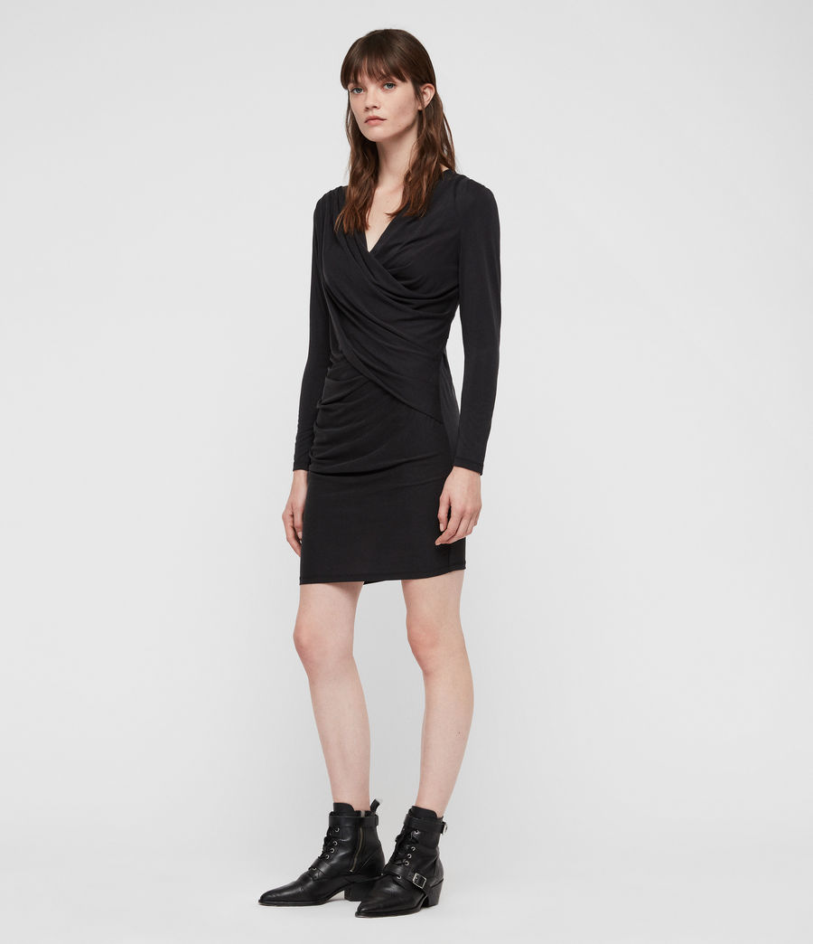 all saints jersey dress