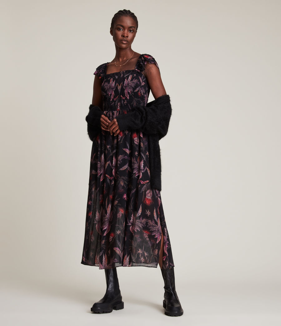 Women's Mali Harris Dress (black) - Image 4