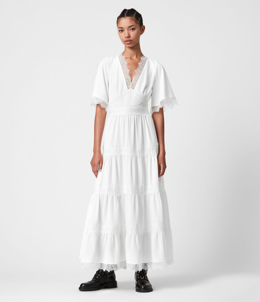 Women's Eris Dress (chalk_white) - Image 1