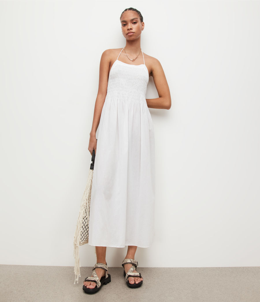 Women's Iris Maxi Dress (chalk_white) - Image 1