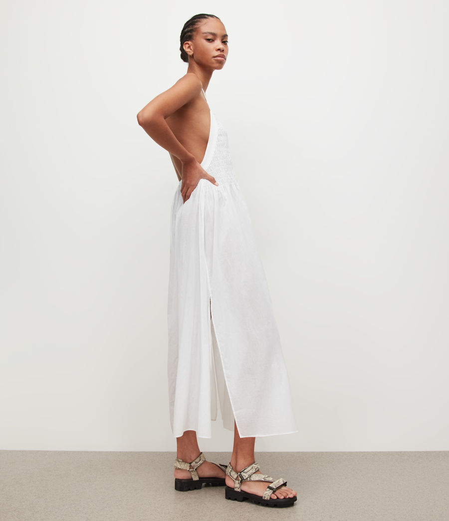 Womens Iris Maxi Dress (chalk_white) - Image 3