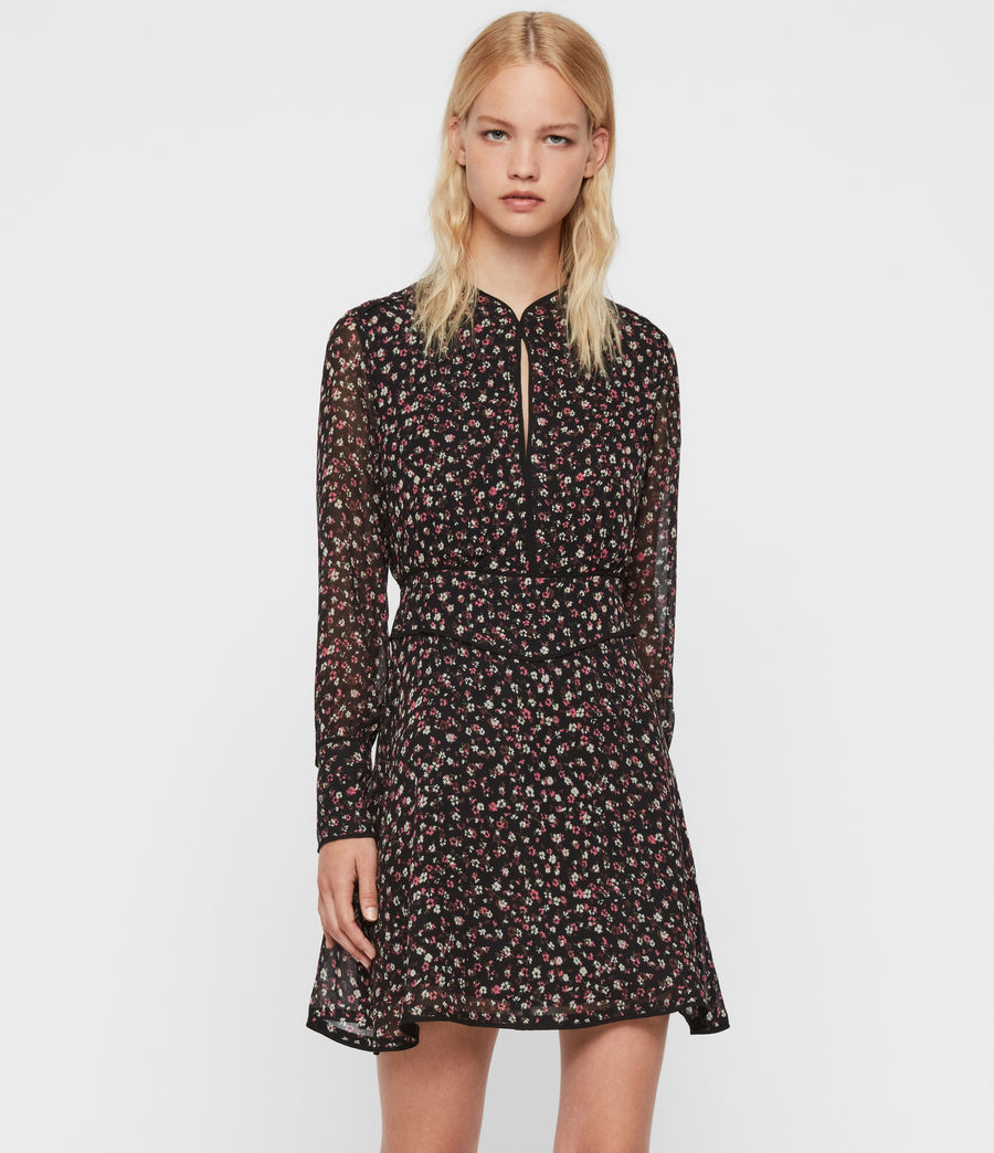 all saints dress black