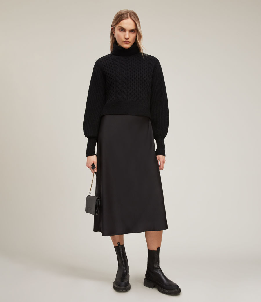 all saints midi dress