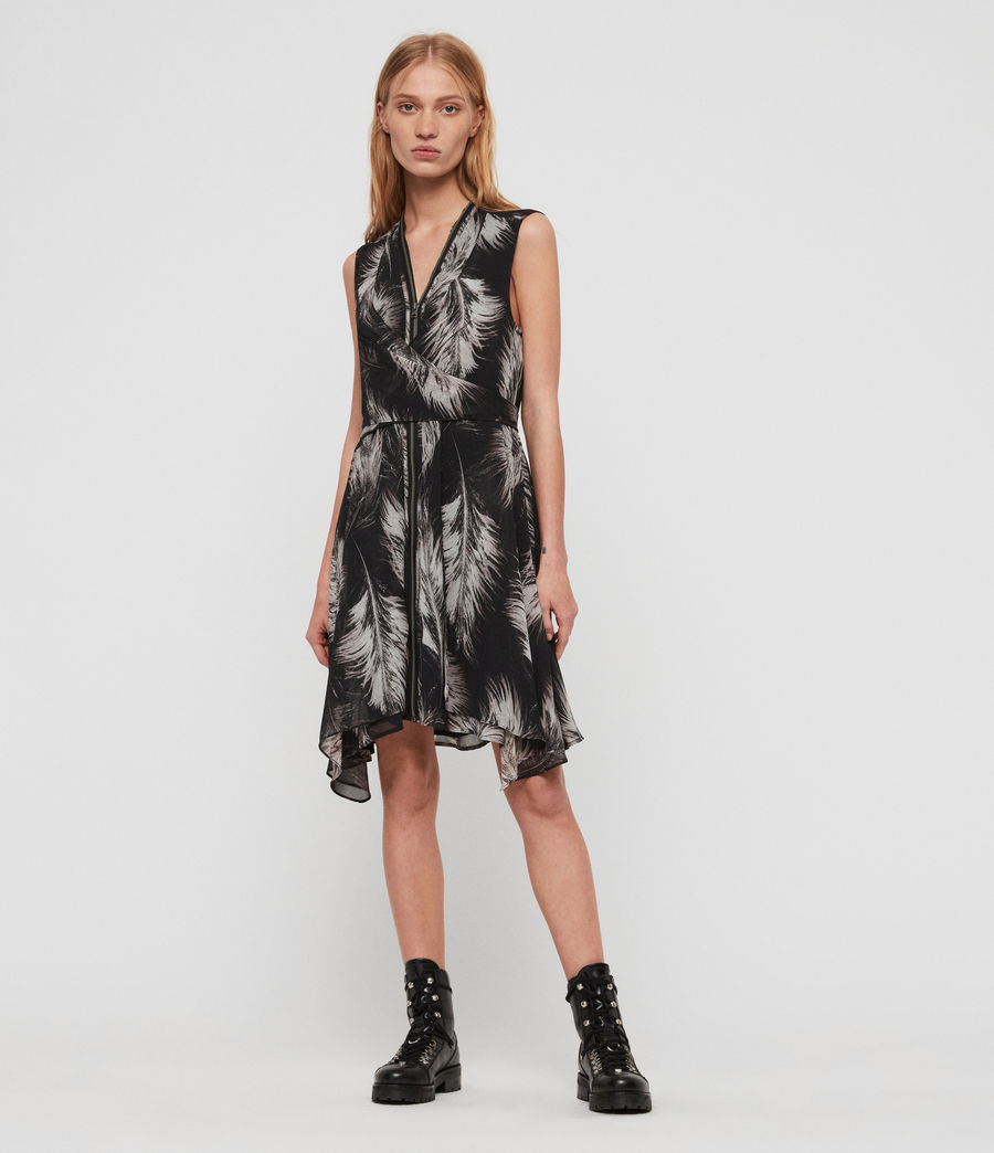 all saints dress black