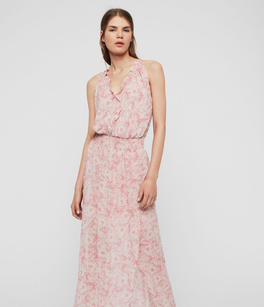 ALLSAINTS UK: Womens Nylah Rosa Dress (pink)