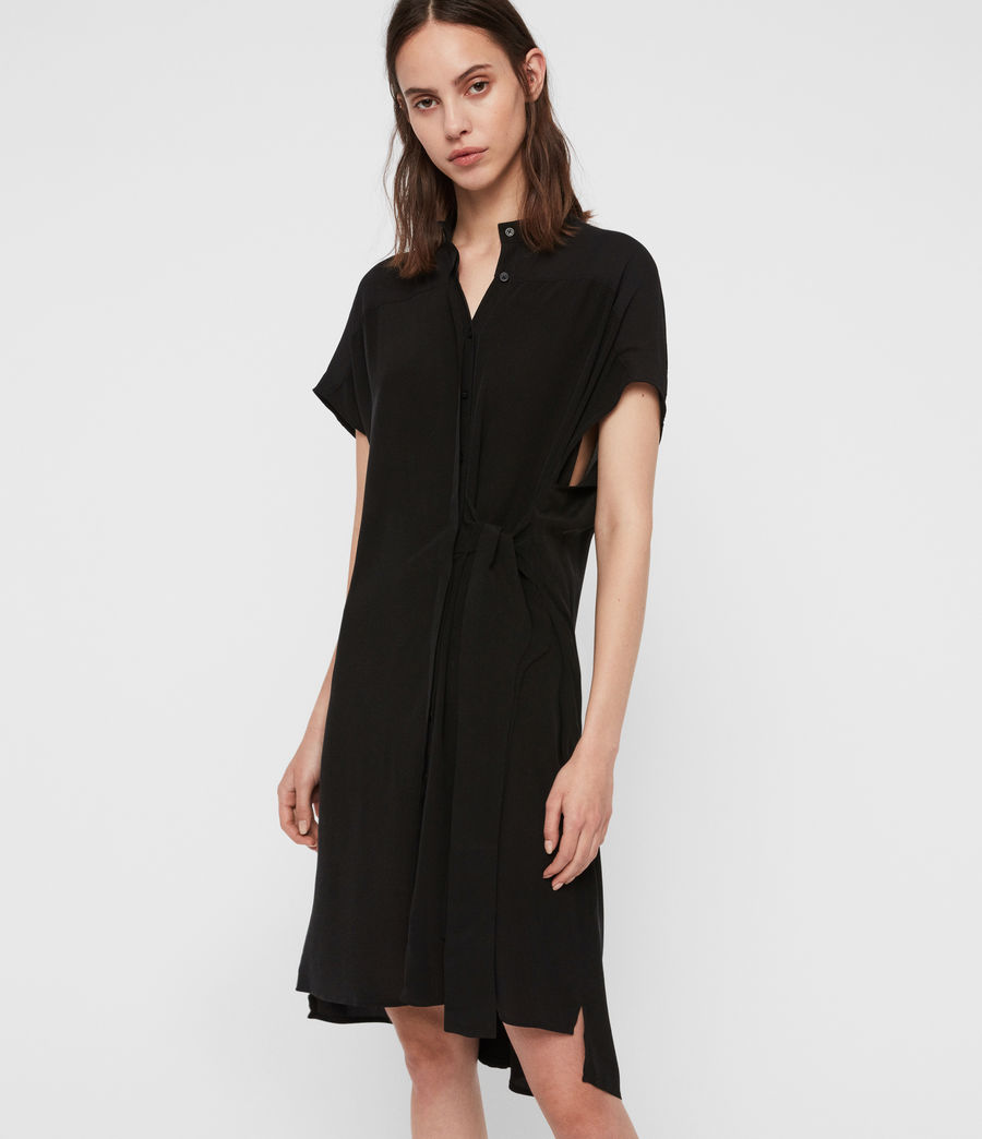 all saints dress black