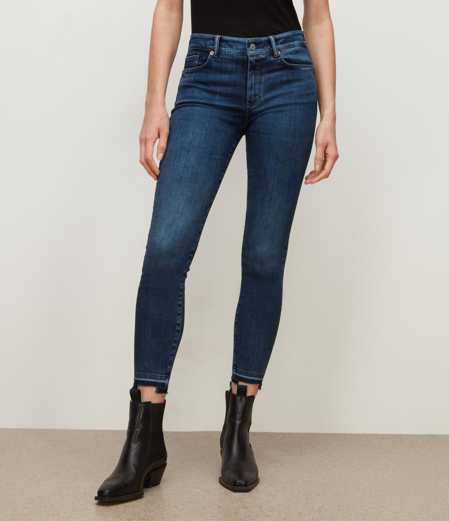 Femmes Miller Mid-Rise Skinny Jeans (dark_indigo) - Image 2