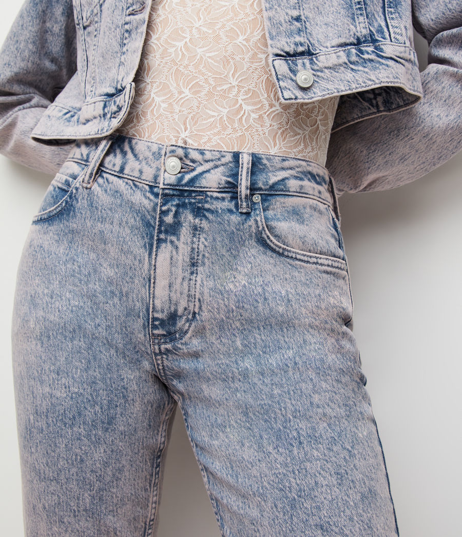 Damen Barely High Rise Cropped Jeans (tinted_indigo) - Image 3