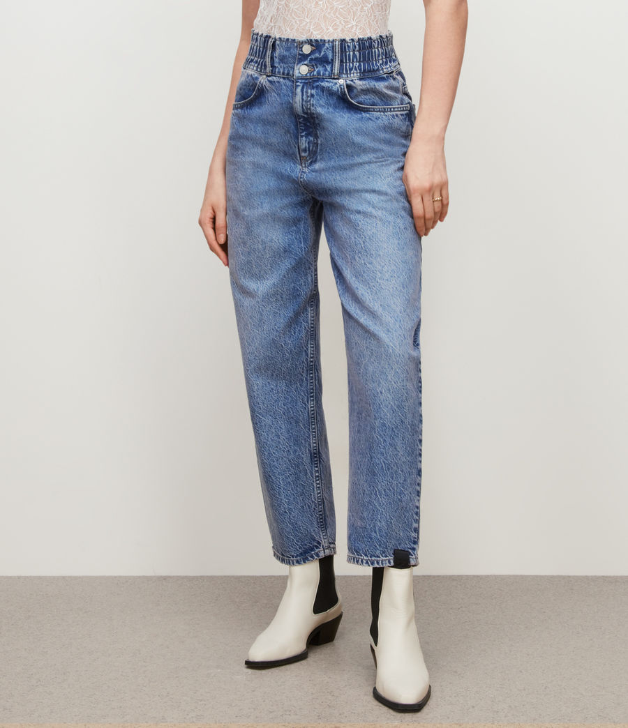 Womens Hailey High-Rise Straight Jeans (tinted_indigo) - Image 2