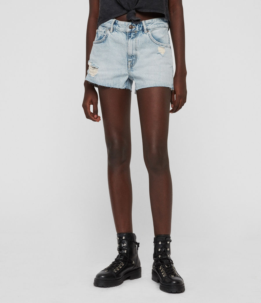 low rise boyfriend shorts