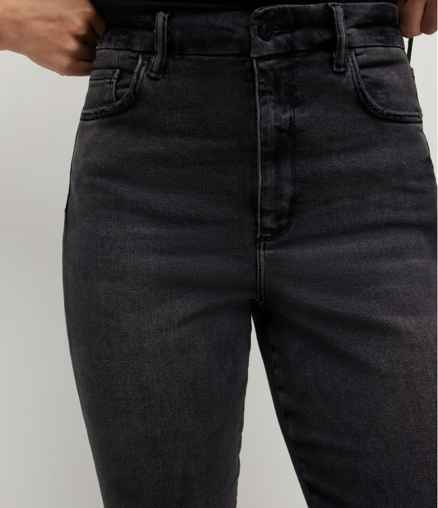 Womens Kenzie Ultra High Waisted Jeans, Washed Black (washed_black) - Image 3