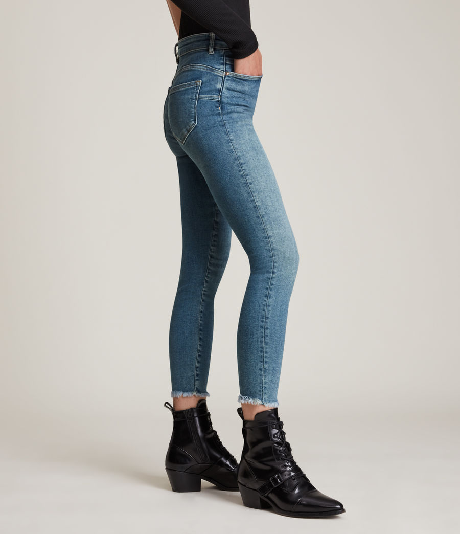 Womens Miller Mid-Rise Push Up Skinny Jeans (mid_indigo) - Image 4