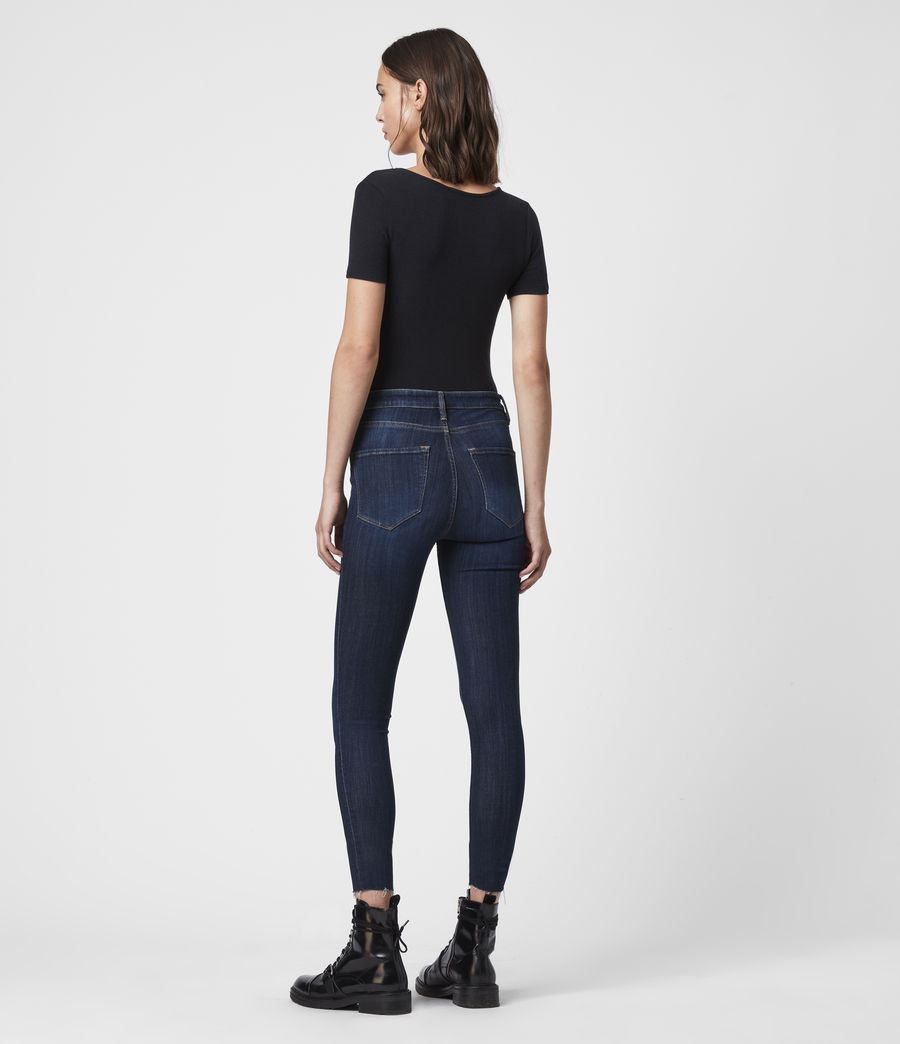 indigo skinny jeans womens