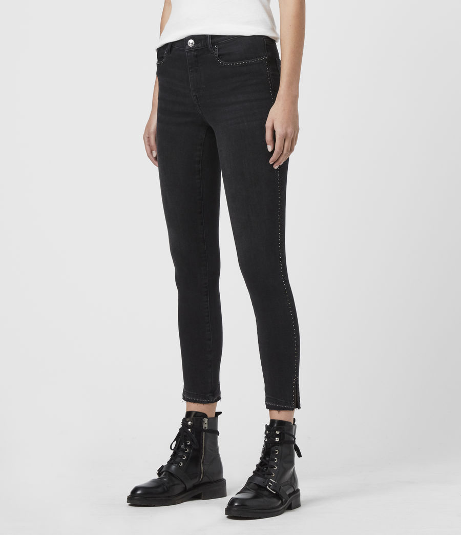 just black grace high rise skinny jeans