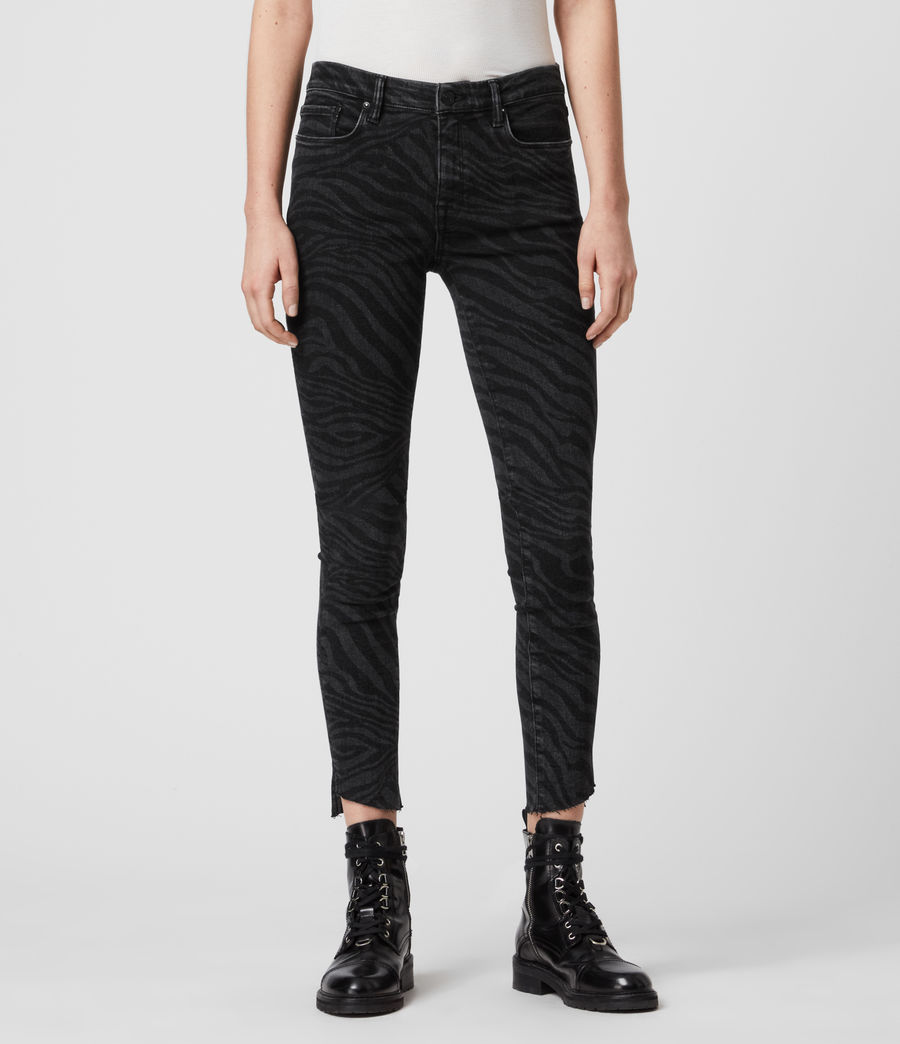 just black grace high rise skinny jeans