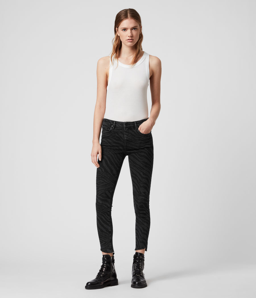 just black grace high rise skinny jeans