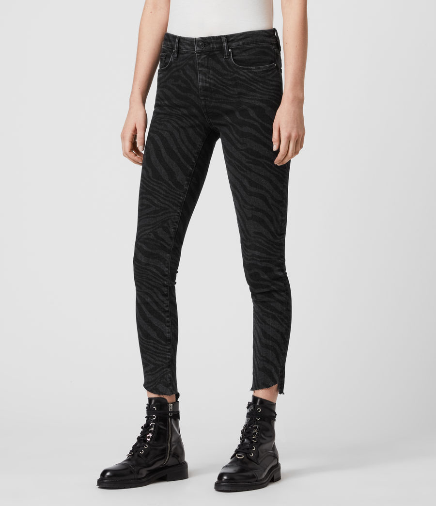 just black grace high rise skinny jeans