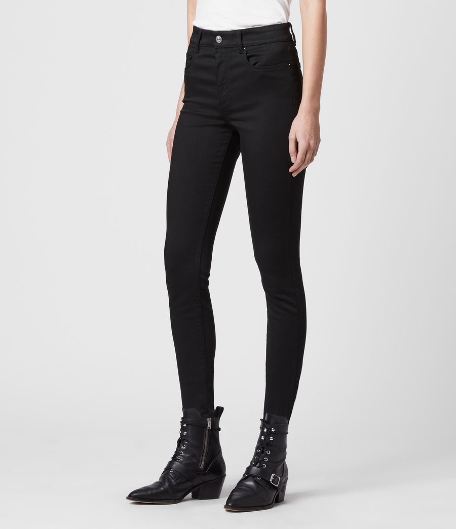 myntra black jeans for ladies