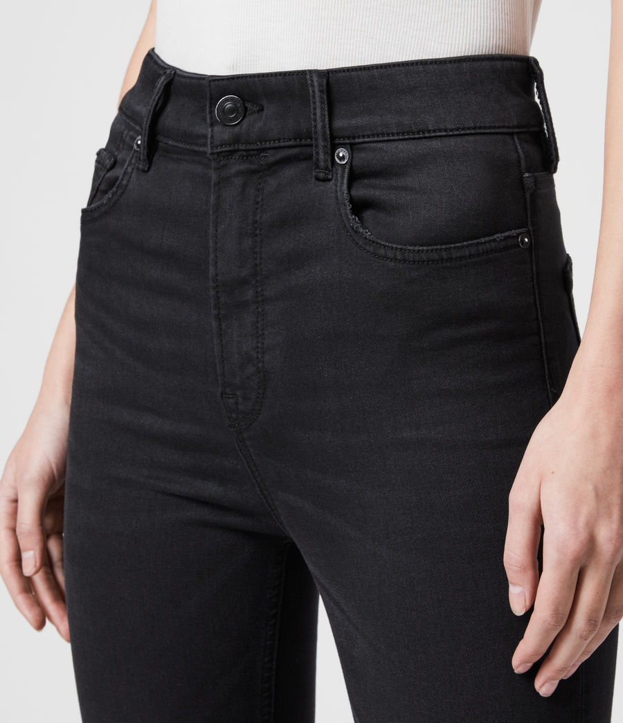 black shade jeans