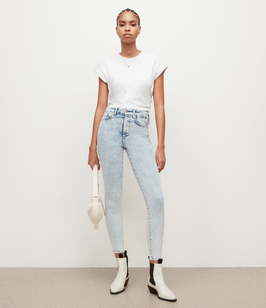 Damen Dax High-Rise Skinny Jeans (snow_indigo) - Image 4