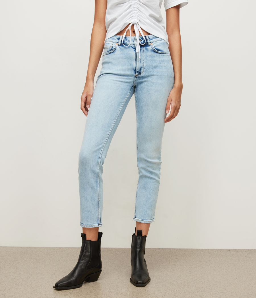 Damen Imogen Mid-Rise Slim Jeans (mid_indigo) - Image 2