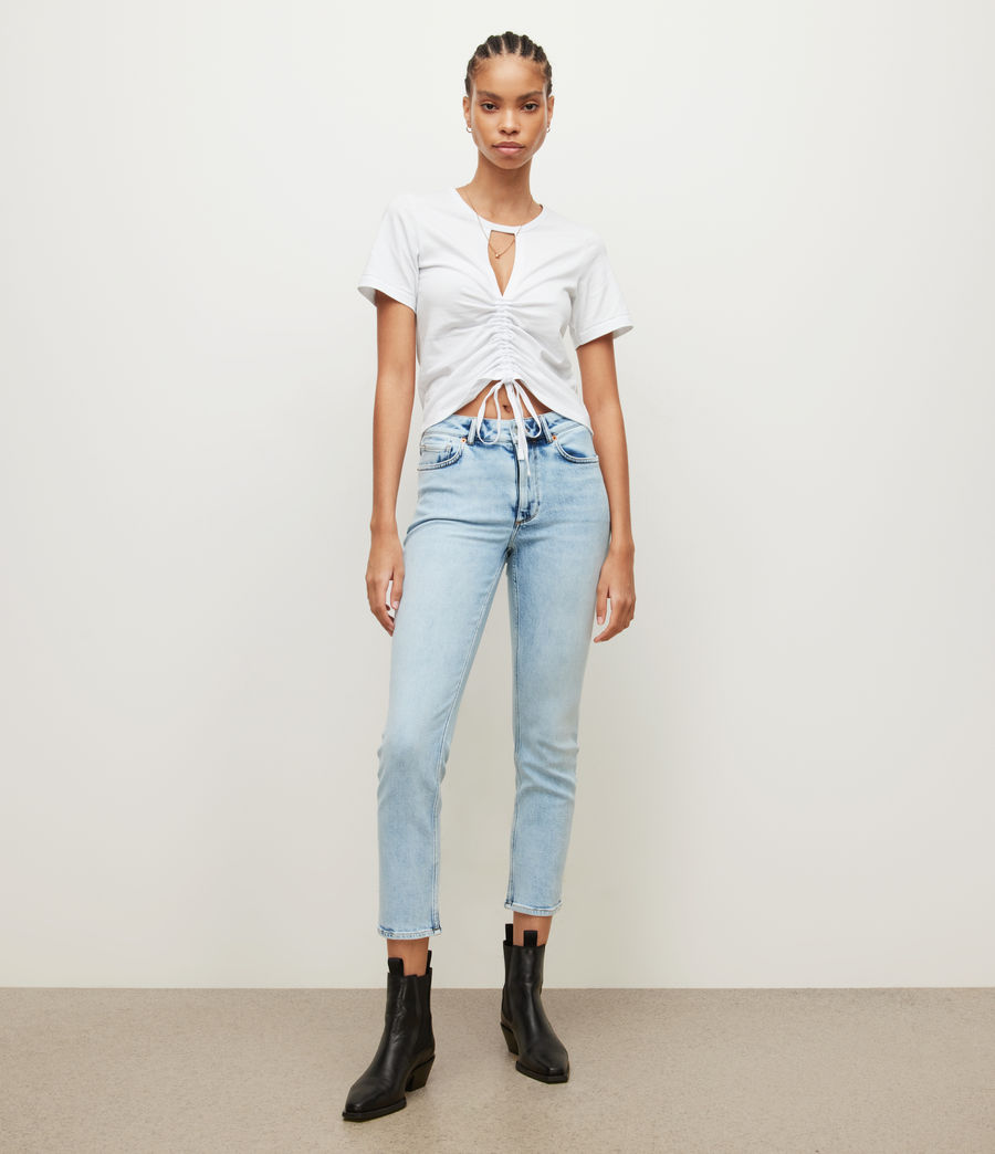 Damen Imogen Mid-Rise Slim Jeans (mid_indigo) - Image 4