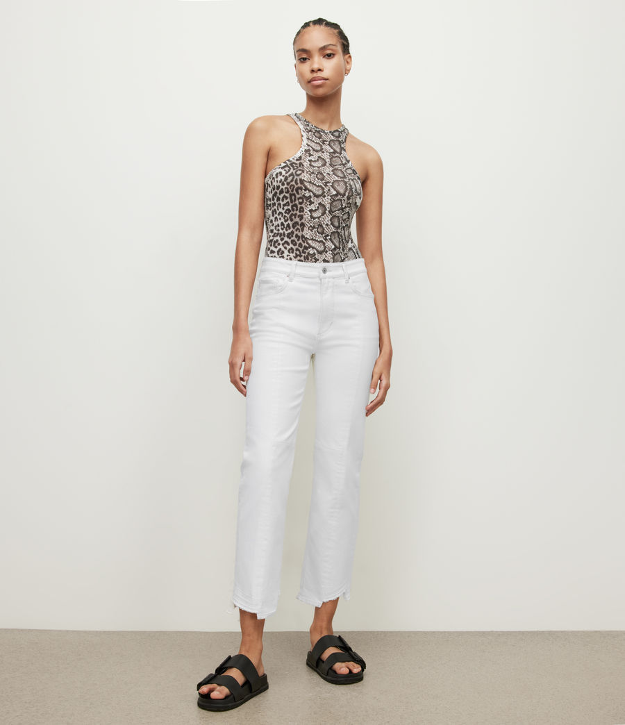 Damen Kim Straight Jeans (white) - Image 4