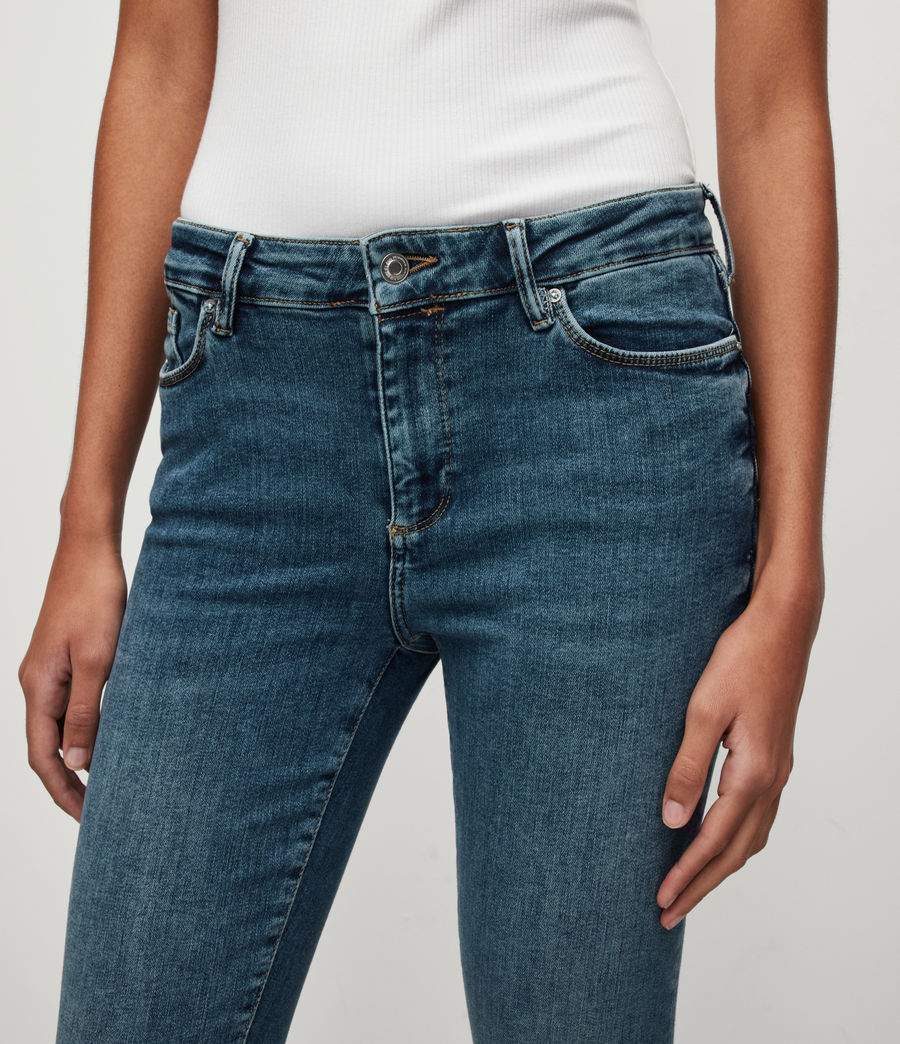 Women's Miller Mid-Rise Size Me Skinny Jeans (hunter_blue) - Image 3