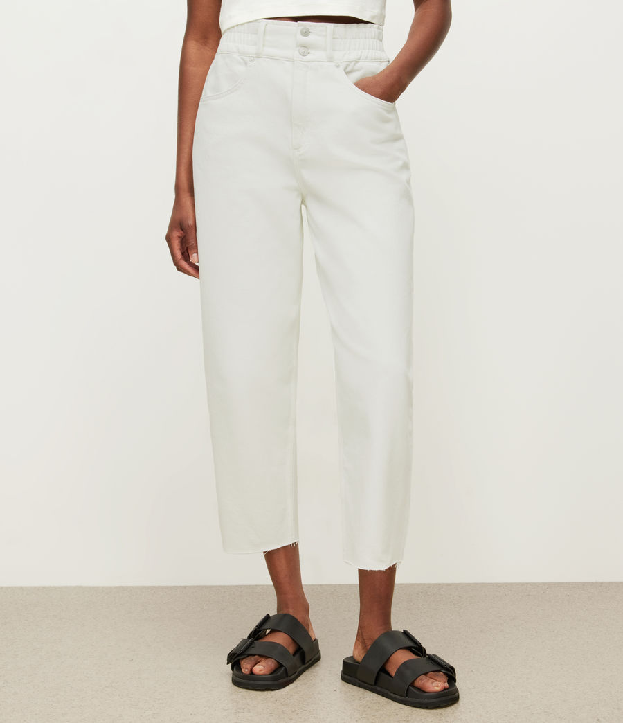 Damen Hailey High-Rise Straight Jeans (white) - Image 2