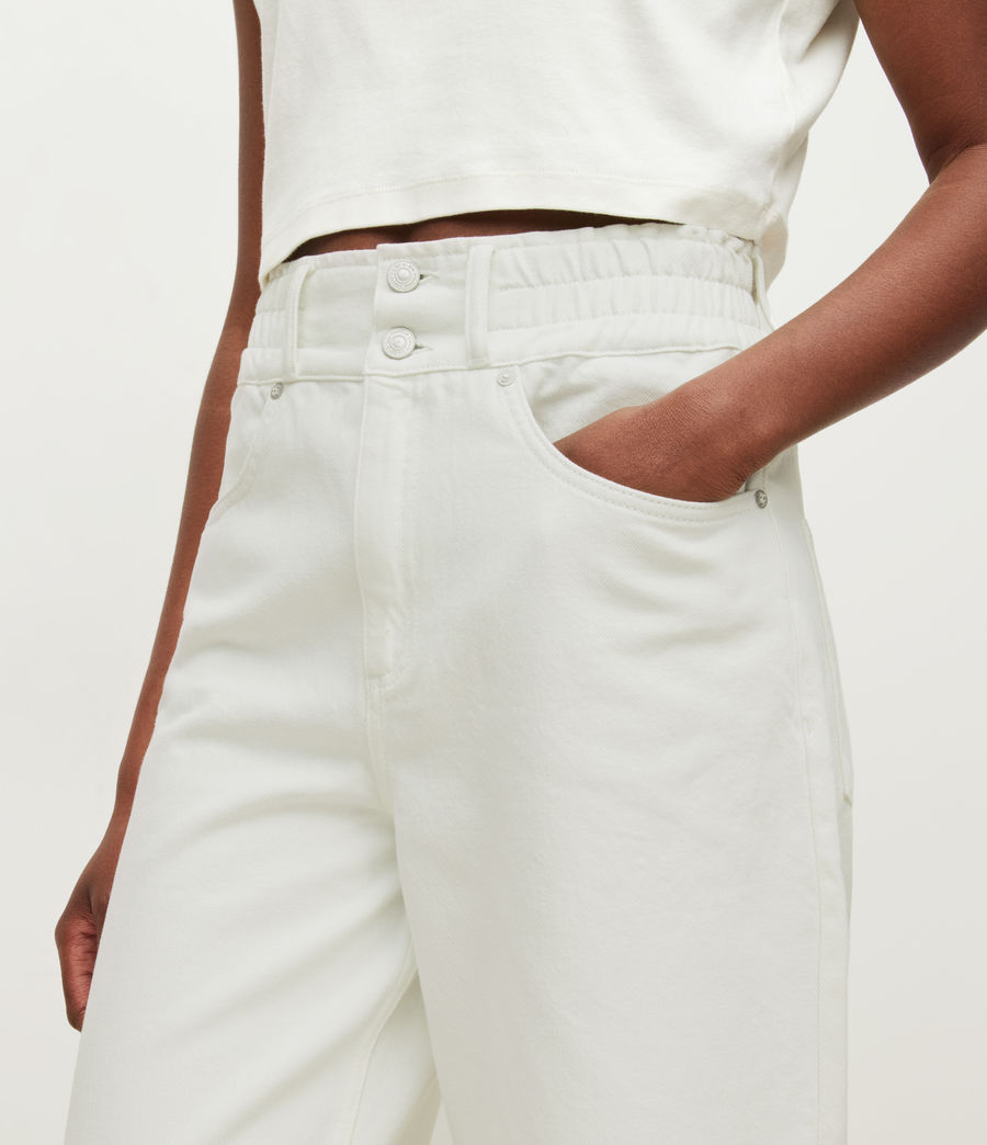 Damen Hailey High-Rise Straight Jeans (white) - Image 3