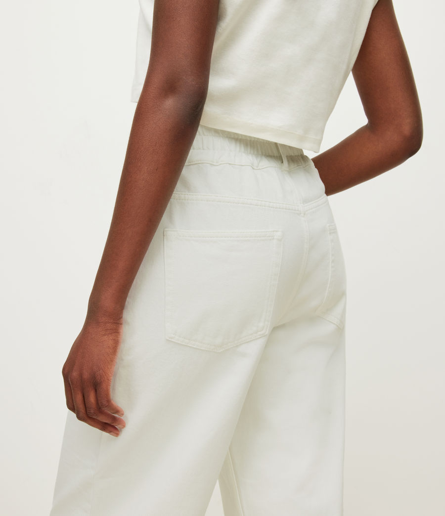 Damen Hailey High-Rise Straight Jeans (white) - Image 5
