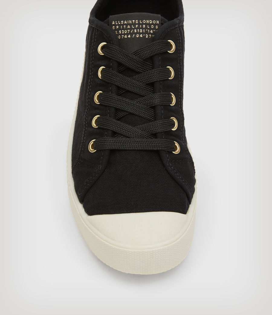 Women's Clemmy Low Top Trainers (black) - Image 3