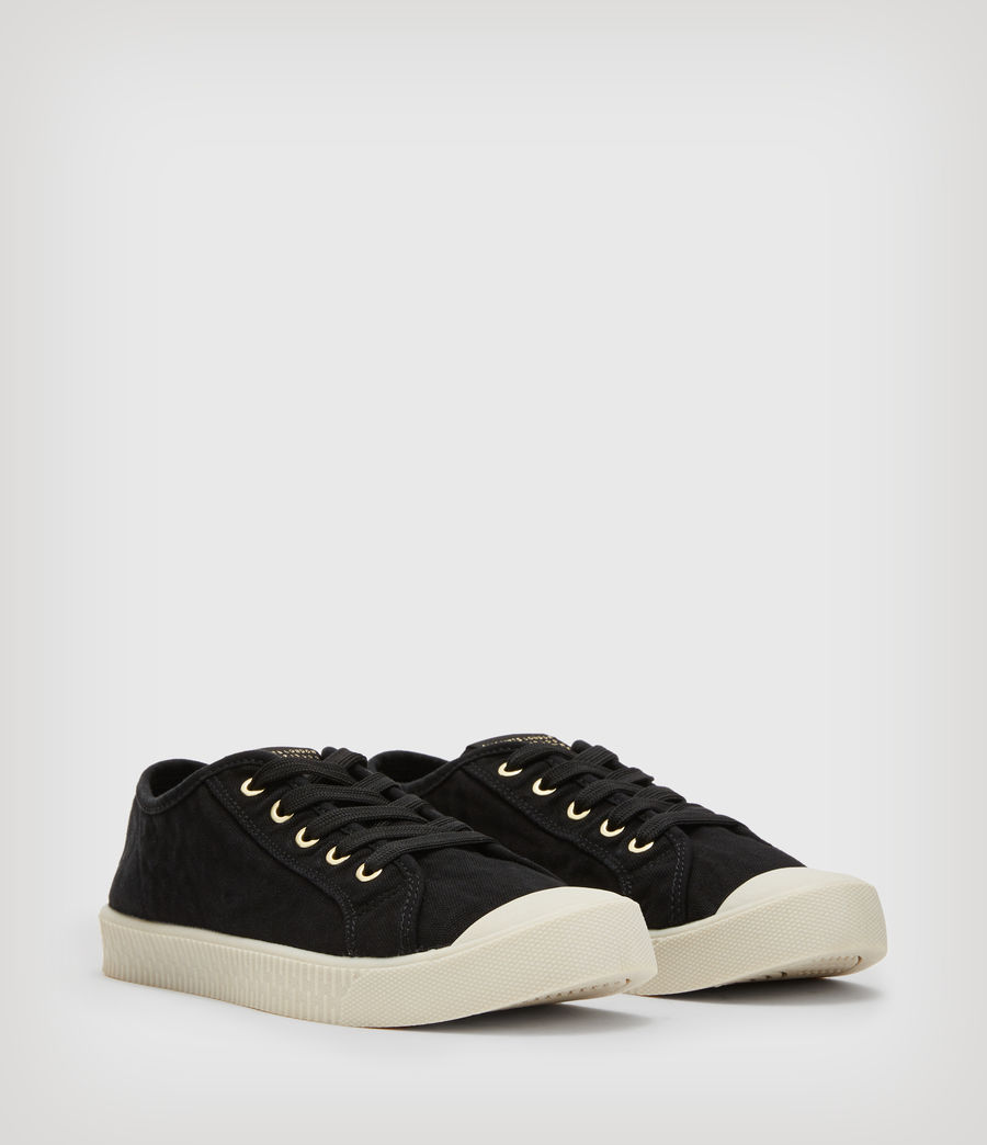 Women's Clemmy Low Top Trainers (black) - Image 4