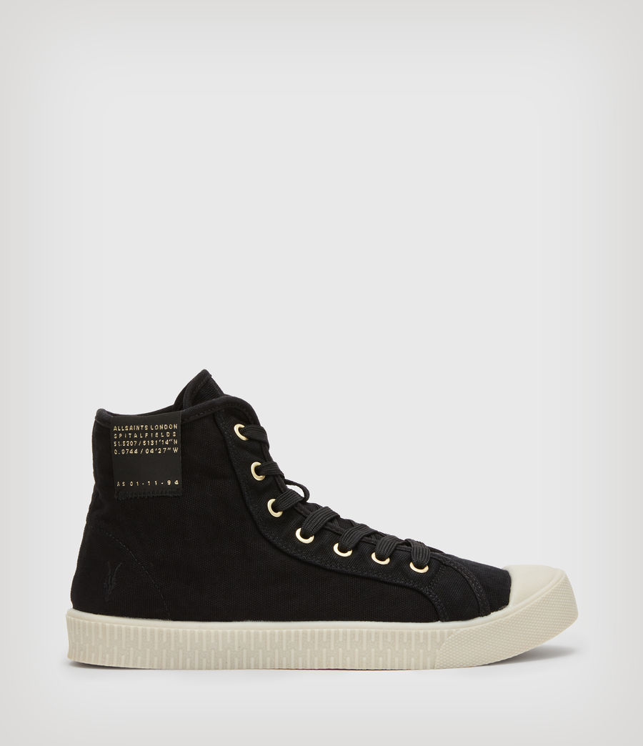 Womens Demmy High Top Sneakers (black) - Image 1