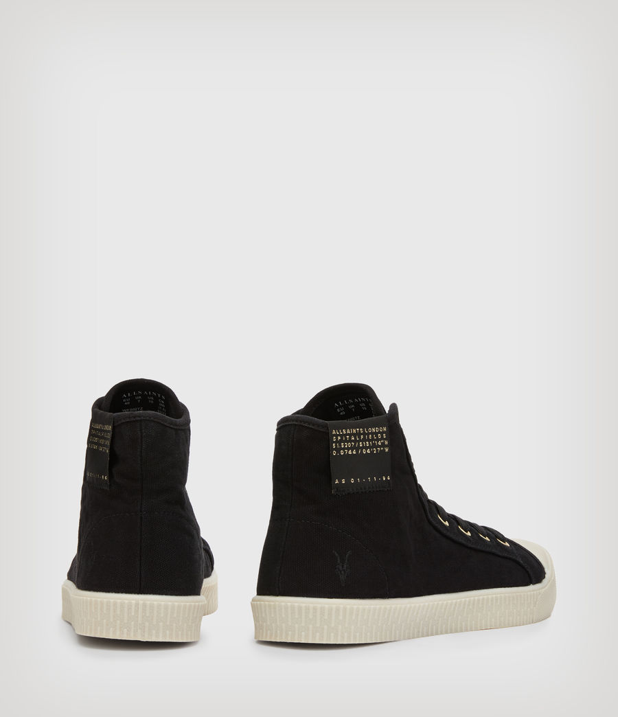Women's Demmy High Top Trainers (black) - Image 7