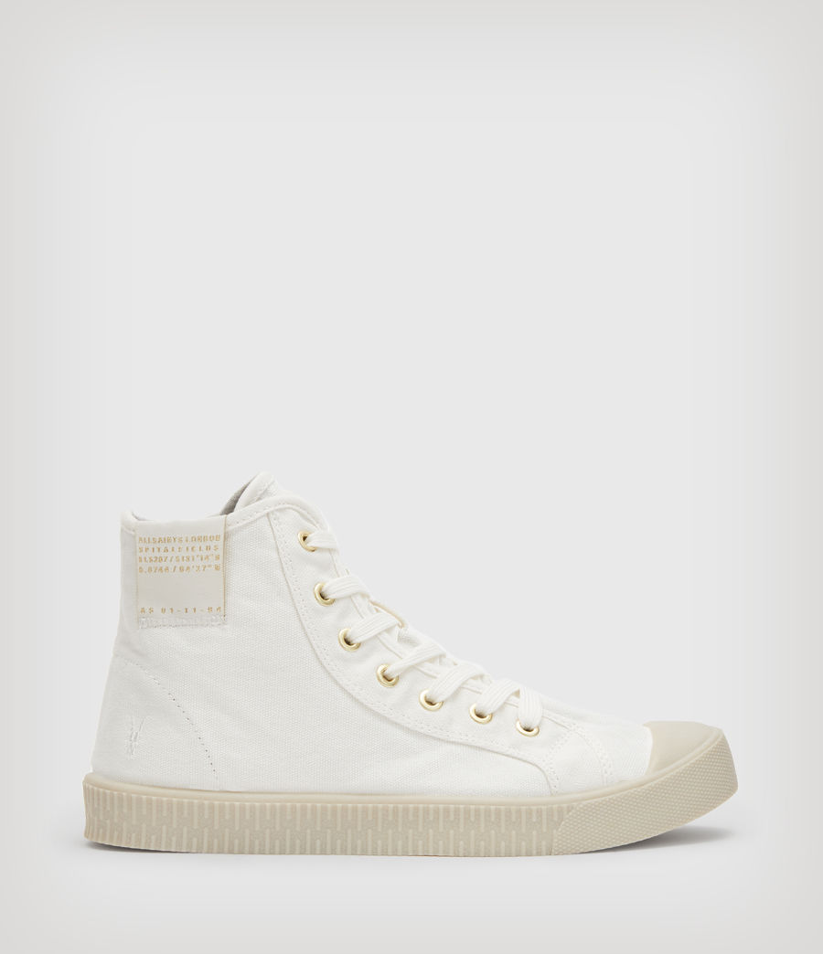 Women's Demmy High Top Trainers (white) - Image 2